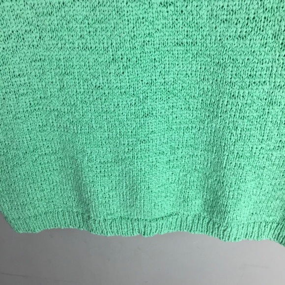 NWT Rachel Zoe ‘Karla’ Open Stitch Gossamer Green Sweater Size Small - Picture 8 of 10